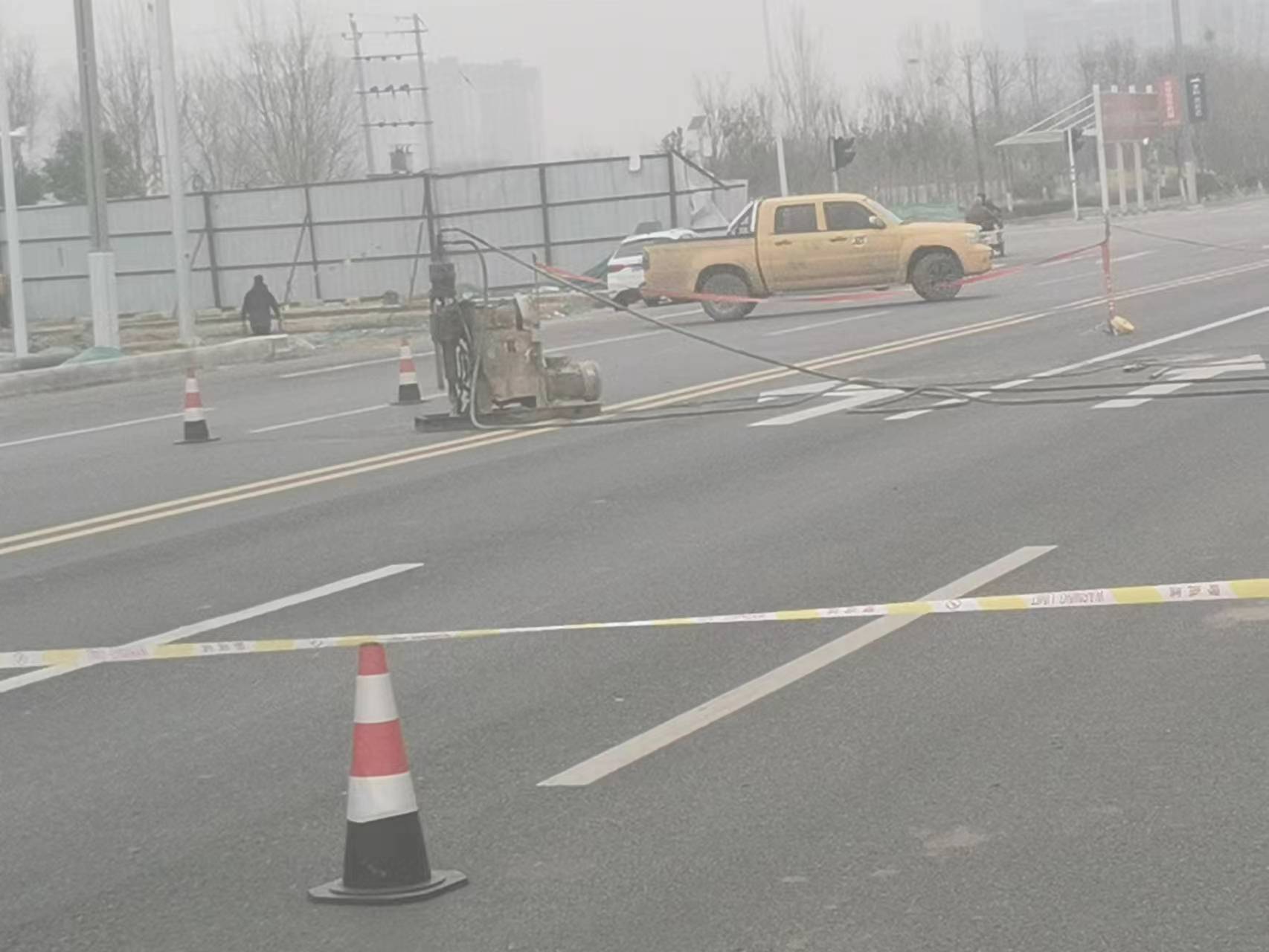 米脂马路注浆